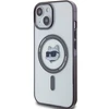 Karl Lagerfeld IML Choupette Head MagSafe dėklas – Apple iPhone 15 / 14 / 13 dėklas, skaidrus