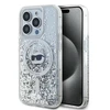 Karl Lagerfeld Liquid Glitter Choupette Head MagSafe Apple iPhone 14 Pro Max - dėklas telefonui skaidrus