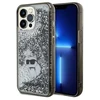 Apple iPhone 13 Pro Karl Lagerfeld dėklas Liquid Glitter Choupette (KLHCP13LLKCNSK) skaidrus