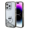 Dėklas Karl Lagerfeld Liquid Glitter Choupette - Apple iPhone 15 Pro Max Case Transparent