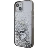 Apple iPhone 15 Plus Karl Lagerfeld dėklas Liquid Glitter Choupette (KLHCP15MLKCNSK) skaidrus
