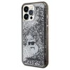 Apple iPhone 13 Pro Karl Lagerfeld dėklas Liquid Glitter Choupette (KLHCP13LLKCNSK) skaidrus