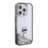 Dėklas Karl Lagerfeld Liquid Glitter Choupette - Apple iPhone 15 Pro Max Case Transparent