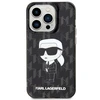 Apple iPhone 15 Pro Max Karl Lagerfeld Hardcase Monogram Ikonik (KLHCP15XHNKMKLK) dėklas telefonui skaidrus