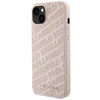 Karl Lagerfeld dėklas, skirtas iPhone 15 Plus 6,7 rožinės spalvos KLHCP15MPQKPMP HC QUILTED K PATTERN