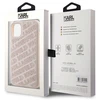 Apple iPhone 11 / XR Karl Lagerfeld dėklas Quilted K Pattern (KLHCN61PQKPMP) rožinės spalvos