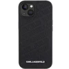 Apple iPhone 15 plus Karl Lagerfeld dėklas Quilted K Pattern (KLHCP15MPQKPMK) juodos spalvos