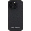 Dėklas Karl Lagerfeld KLHCP15LPQKPMK IPHONE 15 PRO 6.1 "Juodas/Juodas HARDCASE QUILTED K PATTERN