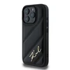 Karl Lagerfeld Quilted Signature Apple iPhone 16 Pro Max - dėklas telefonui juodos spalvos