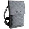 Karl Lagerfeld Saffiano Mongram Plaque - Išmanusis telefonas and accessory bag (Sidabrinis)