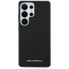 Karl Lagerfeld Saffiano Full Wrapped Elongated Metal Logo MagSafe Samsung Galaxy S25 Ultra dėklas telefonui juodos spalvos