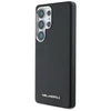 Karl Lagerfeld Saffiano Full Wrapped Elongated Metal Logo MagSafe Samsung Galaxy S25 Ultra dėklas telefonui juodos spalvos