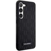 Samsung Galaxy S24 Karl Lagerfeld dėklas Saffiano Mono Metal Logo (KLHCS24SSAKLHPK) juodos spalvos