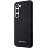 Samsung Galaxy S24 Karl Lagerfeld dėklas Saffiano Mono Metal Logo (KLHCS24SSAKLHPK) juodos spalvos