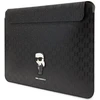 Nešiojamo kompiuterio dėklas 14" Karl Lagerfeld Saffiano Monogram Ikonik (KLCS14SAKHPKK) juodos spalvos