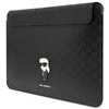 Nešiojamo kompiuterio dėklas 16" Karl Lagerfeld Saffiano Monogram Ikonik (KLCS16SAKHPKK) juodos spalvos