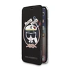Apple iPhone X / XS Karl Lagerfeld dėklas Signature Glitter juodos spalvos