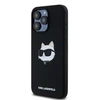 Apple iPhone 15 Pro Max Karl Lagerfeld dėklas Silicone Choupette Head (KLHMP15XSCHPPLK)
