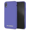 Dėklas Karl Lagerfeld Silicone iPhone Xr Case - Violetinė