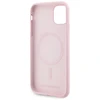 Dėklas Karl Lagerfeld Silicone Karl&Choupette MagSafe iPhone 11 Case - Rožinė