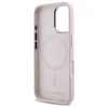 Karl Lagerfeld KLHMP16SSCMKMPCP Apple iPhone 16 6.1" dėklas telefonui rožinės spalvos Silikoninis Shadow Metal Initial MagSafe