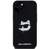 Karl Lagerfeld KLHMP15MSCHPPLK Apple iPhone 15 Plus / 14 Plus 6.7″ juodos spalvos kietas dėklas Silicone Choupette