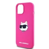 Karl Lagerfeld KLHMP15MSCHPPLF Apple iPhone 15 Plus / 14 Plus 6.7″ fuschia kietas dėklas Silicone Choupet