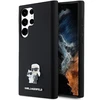 Samsung Galaxy S24 Ultra Karl Lagerfeld silikoninis dėklas Karl&Choupette Metal Pin (KLHCS24LSMHKCNPK) juodos spalvos
