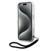 Apple iPhone 15 Pro Max Karl Lagerfeld IML Zebra Pattern &amp; Cord (KLHCP15XHZBPKCCU) dėklas telefonui violetinės spalvos