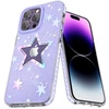Dėklas Kingxbar Heart Star Series iPhone 14 Plus violetinė star case