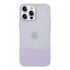 Kingxbar Plain Series Apple iPhone 13 Pro Max silikoninis dėklas telefonui violetinės spalvos