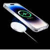 Kingxbar PQY Go Out Series magnetic Apple iPhone 14 Plus MagSafe dėklas telefonui sidabrinės spalvos