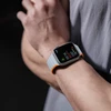 Magnetic Apple Watch SE, 9, 8, 7, 6, 5, 4, 3, 2, 1 (41, 40, 38 mm) Dux Ducis apyrankė (LD Version) - pilkai oranžinės spalvos