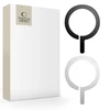 Metalring MagSafe 2-pack Tech-Protect Universal Magnetic Ring juodos ir sidabro spalvos