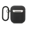Mercedes "AMG Leather Big Logo" - "Apple AirPods" dėklas, juodos spalvos
