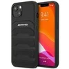 Mercedes Benz Apple iPhone 14 Plus Mercedes AMG odinis dėklas Debossed Lines (AMHCP14MGSEBK) juodos spalvos