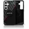 Mercedes AMG Double Layer Rhombs MagSafe Samsung Galaxy S25 Plus dėklas telefonui juodos ir raudonos spalvos