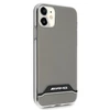 Mercedes Benz Apple iPhone 11 Mercedes AMG dėklas Electroplate Juodas&amp;Baltas (AMHCN61TCBW) skaidrus