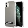 Mercedes Benz Apple iPhone 11 Mercedes AMG dėklas Electroplate Juodas&amp;Baltas (AMHCN61TCBW) skaidrus