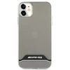 Mercedes Benz Apple iPhone 11 Mercedes AMG dėklas Electroplate Juodas&amp;Baltas (AMHCN61TCBW) skaidrus