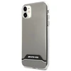 Mercedes Benz Apple iPhone 11 Mercedes AMG dėklas Electroplate Juodas&amp;Baltas (AMHCN61TCBW) skaidrus
