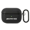 Mercedes Benz Apple AirPods Pro AMG Leather Big Logo (AMAPSLWK) ausinių dėklas juodos spalvos