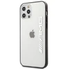 Mercedes Benz Apple iPhone 12 Pro Max Mercedes AMG dėklas Metallic Painted (AMHCP12LAESLBK) skaidrus