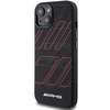 Mercedes Benz Apple iPhone 13 / 14 / 15 AMG dėklas silikoninis Large Rhombuses Pattern MagSafe (AMHMP15S23SSPK) juodos spalvos