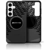 Mercedes AMG Transparent Rhombs MagSafe Samsung Galaxy S25 dėklas telefonui juodos spalvos