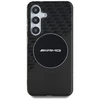 Mercedes AMG Transparent Rhombs MagSafe Samsung Galaxy S25 dėklas telefonui juodos spalvos