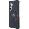 Mercedes MEHMS24S23HUORK S24 S921 juodos spalvos kietas dėklas Double Layer with Raudona MagSafe