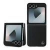 Samsung Galaxy Z Flip6 Karl Lagerfeld Leather Wood Imitation MagSafe (MEHMZF623RBGVK) dėklas telefonui juodos spalvos