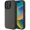 Mercedes MB Curved Stitches Leather Apple iPhone 16 Pro Max Case – dėklas telefonui rudos spalvos