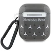 Mercedes Benz Apple AirPods Pro 1 / 2 Mercedes Cover Large Star Pattern (MEA28DPMGS) ausinių dėklas juodos spalvos